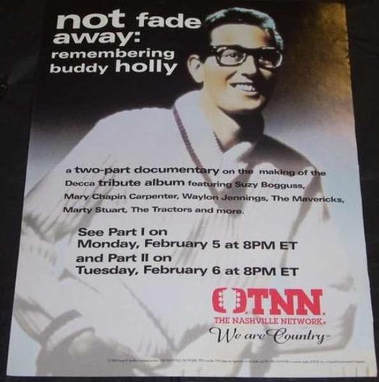 Holly, Buddy - Not Fade Away Remembering Buddy Holly Trade Ad - Click Image to Close