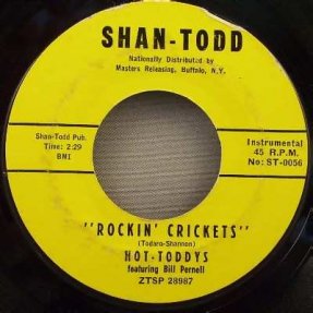 Hot Toddys - Rockin Crickets / Shakin And Stompin Vinyl 45 7