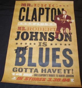 (image for) Clapton, Eric - Me and Mr. Johnson Promo Poster