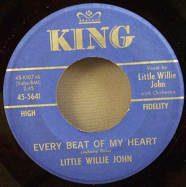 JOHN, LITTLE WILLIE - Every Beat Of My Heart / I Wish I Could Cry - Disque 45T x 1