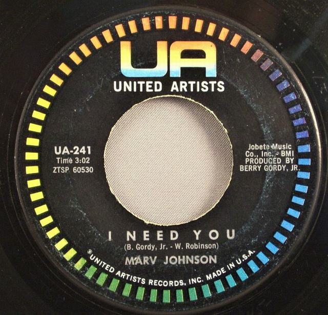 JOHNSON, MARV - Move Two Mountains / I Need You - 7inch x 1