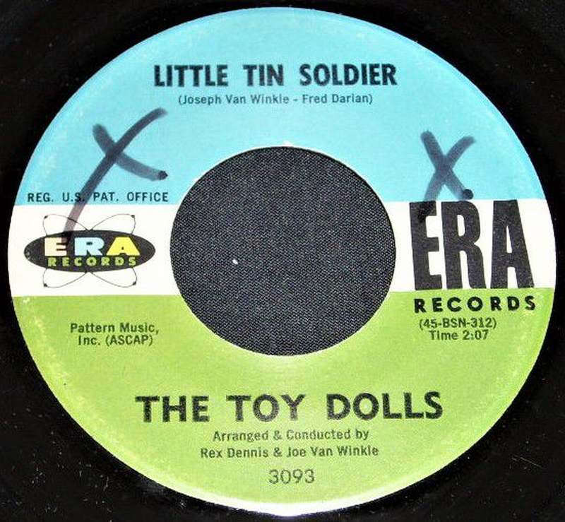 TOY DOLLS - Little Tin Soldier / Fly Away - Disque 45T x 1