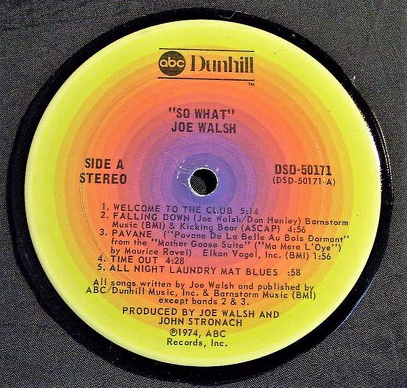 WALSH,  JOE - So What - Drink Coaster