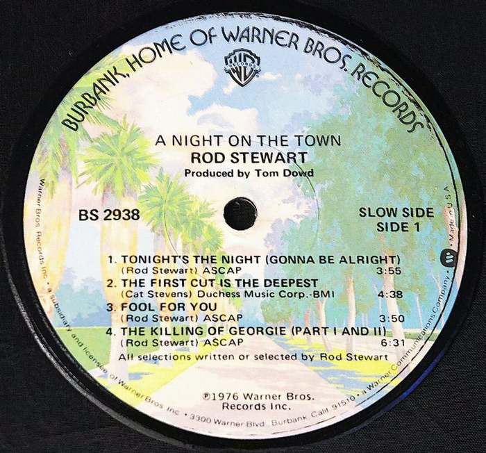 STEWART,  ROD - A Night On The Town - Sous-Boque
